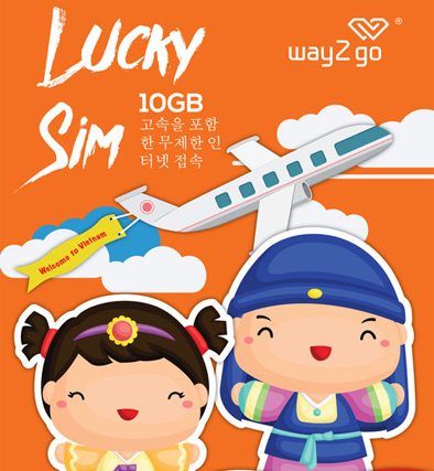 WAY2GO KOREAN LUCKY SIM